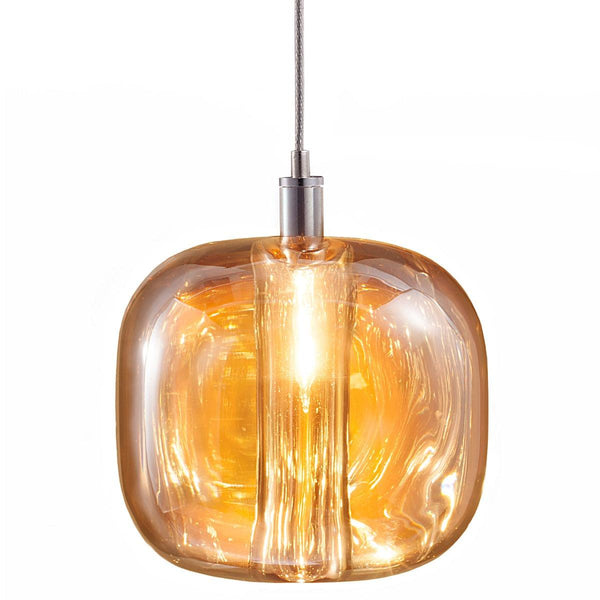Cubie Pendant Light by Viso, Color: Amber, Clear, Smoke, ,  | Casa Di Luce Lighting