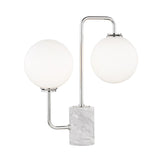 Mia Table Lamp by Mitzi, Finish: Nickel Polished, ,  | Casa Di Luce Lighting