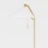 Aisa Floor Lamp By Mitzi - Aged Brass Lamp View
