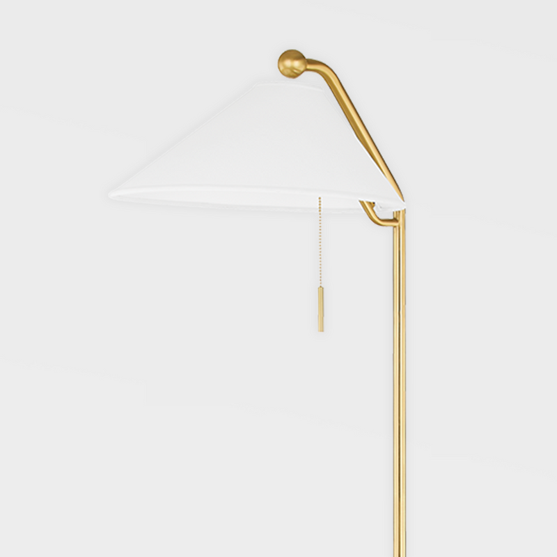 Aisa Floor Lamp By Mitzi - Aged Brass Lamp View