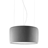 Light Grey Silenzio Pendant by Luceplan