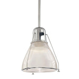Haverhill Pendant by Hudson Valley, Finish: Nickel Polished, Size: Small,  | Casa Di Luce Lighting