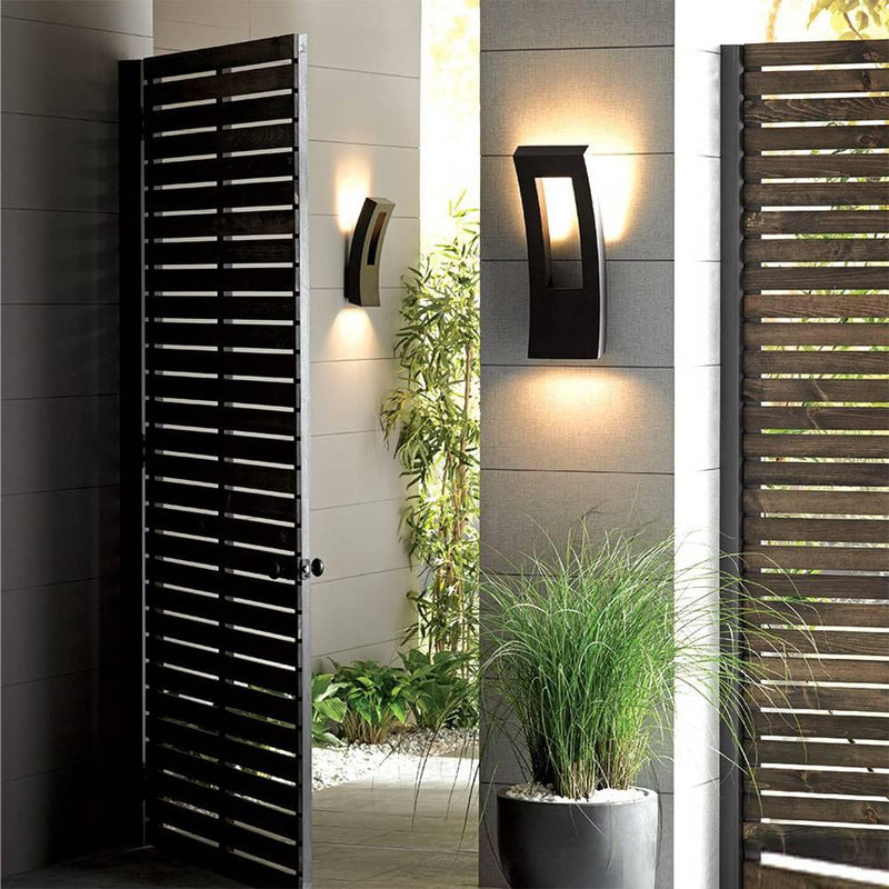Dawn LED Outdoor Wall Sconce by Modern Forms, Finish: Black, Bronze, Size: Small, Large,  | Casa Di Luce Lighting