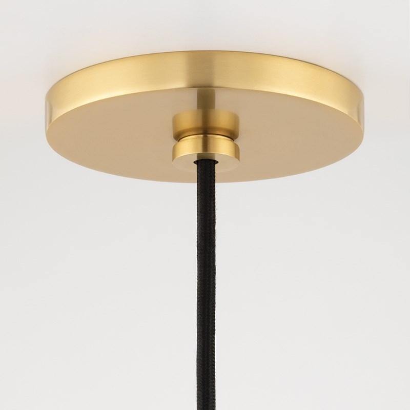 Karin Pendant by Mitzi, Finish: Brass Aged, Nickel Polished, Size: Small, Large,  | Casa Di Luce Lighting
