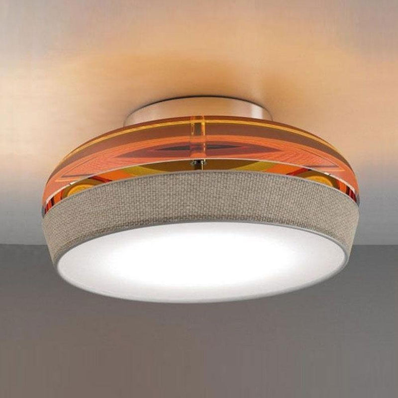 Dome P Ceiling Light by De Majo, Color: Grey, Orange, Size: Small, Large,  | Casa Di Luce Lighting