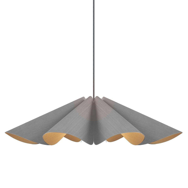 Delfina Pendant by Weplight, Color: Grey Oak, Size: Large,  | Casa Di Luce Lighting
