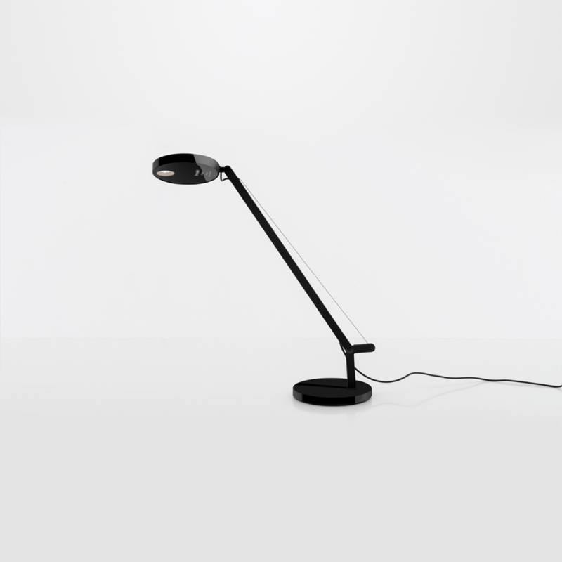 Demetra Micro Table Lamp with Base by Artemide, Color: Black, Color Temperature: 3000K,  | Casa Di Luce Lighting