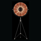 Black-Black/Copper Leaf Studio 76 Floor Lamp by Fortuny