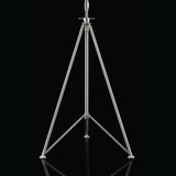 Steel-Black/Silver Leaf Studio 76 Floor Lamp by Fortuny
