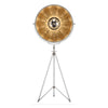 White-White/Gold Leaf Studio 76 Floor Lamp by Fortuny