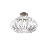 Diamante Ceiling Light by Vistosi, Color: Amber, Light Option: G9, Size: Small | Casa Di Luce Lighting