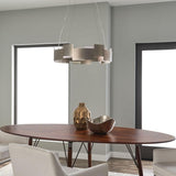 Moderne LED Chandelier by Kichler, Finish: Nickel Satin, Olde Bronze-Kichler, ,  | Casa Di Luce Lighting