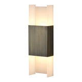 Ansa LED Wall Sconce by Cerno, Finish: Distressed Brass-Cerno, Color Temperature: 3500K,  | Casa Di Luce Lighting