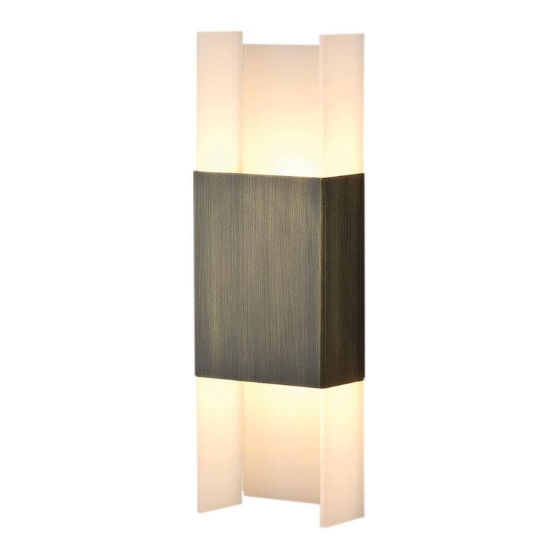 Ansa LED Wall Sconce by Cerno, Finish: Distressed Brass-Cerno, Color Temperature: 3500K,  | Casa Di Luce Lighting