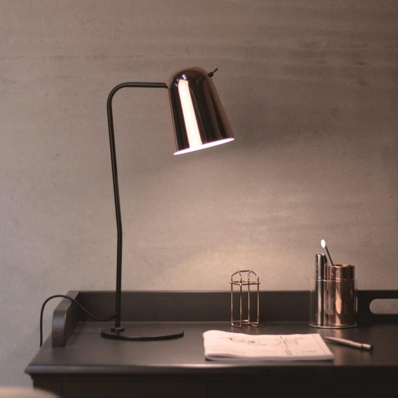 Dobi Table Lamp by Seed Design, Finish: Black/Copper, White/Brass, ,  | Casa Di Luce Lighting
