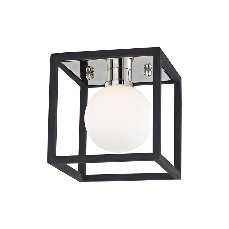 Aira Wall Sconce by Mitzi, Finish: Polished Nickel/Black-Mitzi, Number of Lights: 1,  | Casa Di Luce Lighting
