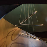 Ellisse Triple Pendant by Nemo, Finish: Black, Color Temperature: 3000K,  | Casa Di Luce Lighting