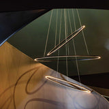 Ellisse Triple Pendant by Nemo, Finish: Black, Color Temperature: 2700K,  | Casa Di Luce Lighting