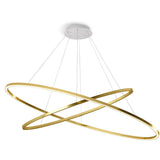 Ellisse Double Pendant Light by Nemo, Finish: Gold Polished Anodized, Color Temperature: 2700K,  | Casa Di Luce Lighting