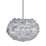 Eos Light Grey Pendant by UMAGE, Finish: Black, Size: Medium,  | Casa Di Luce Lighting
