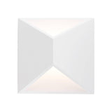Indio Square Outdoor Wall Sconce by Kuzco, Finish: White, ,  | Casa Di Luce Lighting
