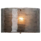 Textured Glass Wall Sconce by Hammerton Studio
