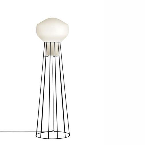 Aerostat Floor Lamp by Fabbian, Finish: Black, Copper, Brass, Size: Small, Large,  | Casa Di Luce Lighting