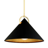 Charm Pendant by Corbett, Finish: Black, Size: Medium,  | Casa Di Luce Lighting