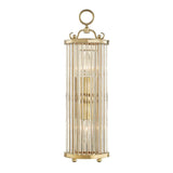 Glass No.1 Wall Sconce by Hudson Valley, Finish: Brass Aged, Nickel Polished, ,  | Casa Di Luce Lighting