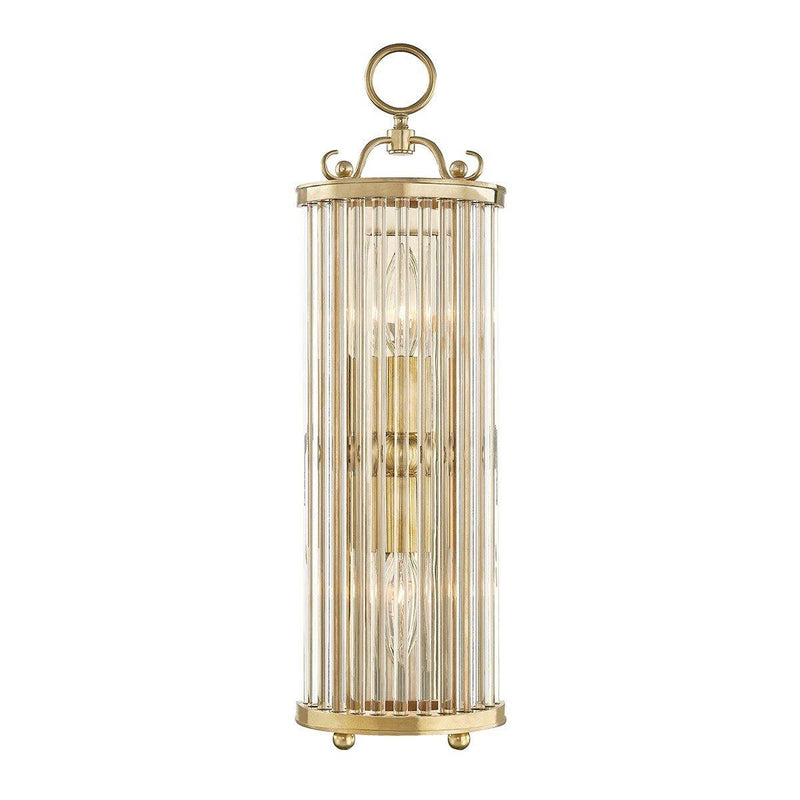 Glass No.1 Wall Sconce by Hudson Valley, Finish: Brass Aged, ,  | Casa Di Luce Lighting