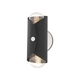 Immo Wall Sconce by Mitzi, Color: Black, Finish: Nickel Polished,  | Casa Di Luce Lighting