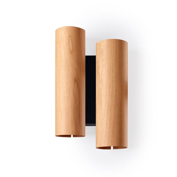 Black Note Duplet LED Wall Sconce by LZF