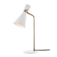 Aged Brass/Soft Off White Villa Table Lamp by Mitzi
