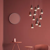 Fedora Pendant by AXO Light, Color: Bronze, Number of Lights: 12,  | Casa Di Luce Lighting