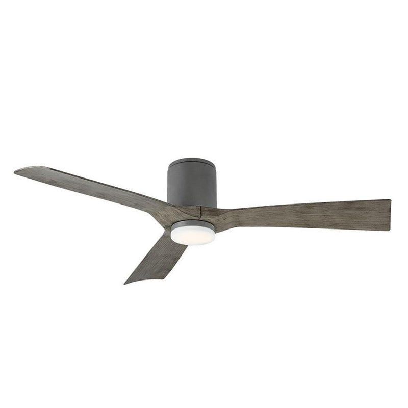 Aviator 54 Flush Ceiling Fan by Modern Forms, Finish: Graphite, Black Matte, ,  | Casa Di Luce Lighting