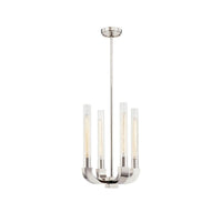 Flute Chandelier by Alora, Finish: Urban Bronze, Vintage Brass, Nickel Polished, Number of Lights: 4, 8, 12, 16,  | Casa Di Luce Lighting