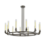 Flute Chandelier by Alora, Finish: Urban Bronze, Number of Lights: 12,  | Casa Di Luce Lighting