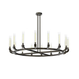 Flute Chandelier by Alora, Finish: Urban Bronze, Number of Lights: 16,  | Casa Di Luce Lighting