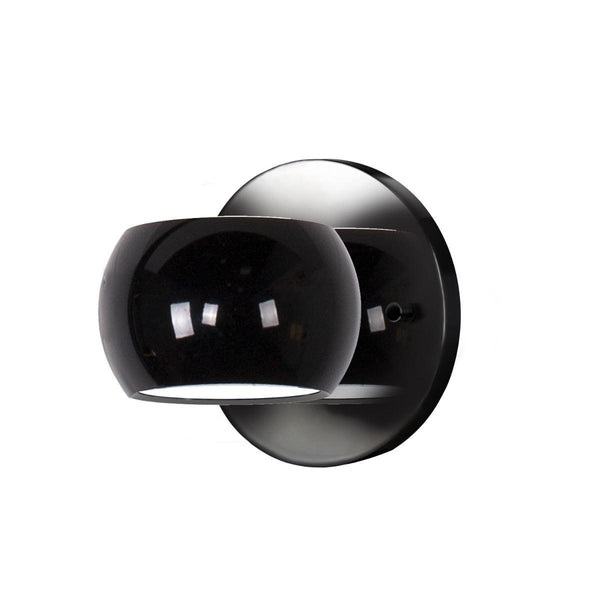 Flux Wall Sconce by Kuzco, Finish: Black Glossy, White Glossy, ,  | Casa Di Luce Lighting