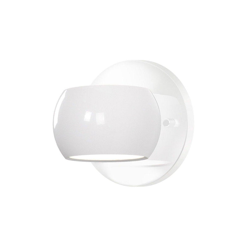 Flux Wall Sconce by Kuzco, Finish: White Glossy, ,  | Casa Di Luce Lighting