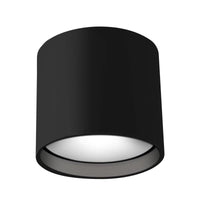 Falco Round Flushmount by Kuzco, Finish: Black, White, ,  | Casa Di Luce Lighting