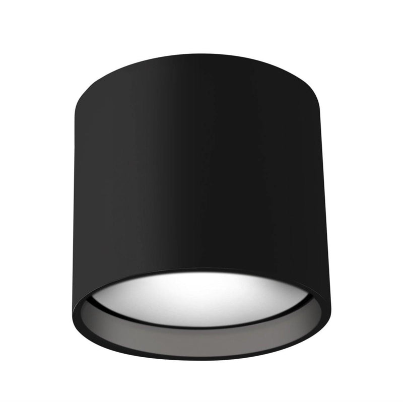 Falco Round Flushmount by Kuzco, Finish: Black, White, ,  | Casa Di Luce Lighting