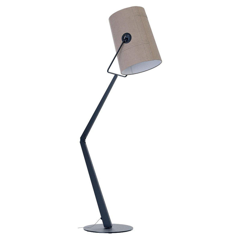 Fork Floor Lamp by Diesel Living with Lodes, Color: Grey, Finish: Anthracite,  | Casa Di Luce Lighting