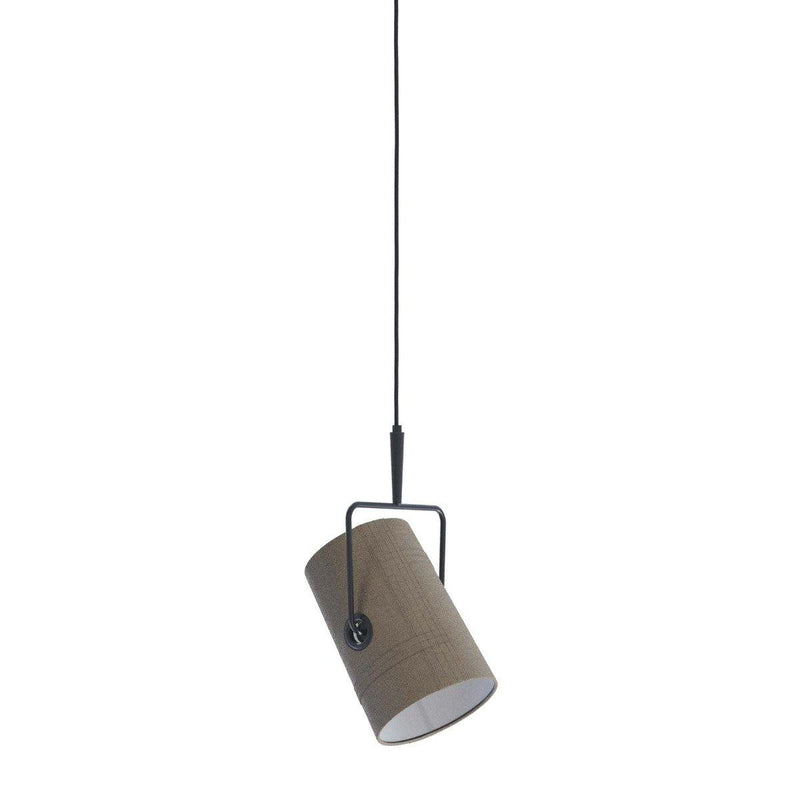 Fork Small Suspension by Diesel Living with Lodes, Color: Ivory, Grey, Finish: Ivory, Anthracite, Canopy Color: Matt Black, Matt White, Chrome | Casa Di Luce Lighting
