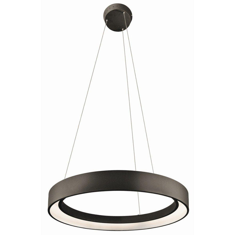 Fornello Large LED Pendant by Kichler, Finish: Black, ,  | Casa Di Luce Lighting