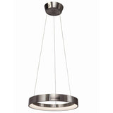 Fornello Small LED Pendant by Kichler, Finish: Nickel Brushed, ,  | Casa Di Luce Lighting
