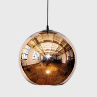 Fort Knox Pendant Light by Viso, Color: Copper, Silver, Smoke, Gold, Size: Mini, Small, Medium, Large,  | Casa Di Luce Lighting