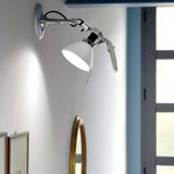 Fortebraccio  Spot Wall Lamp by Luceplan, Finish: White, Metal, ,  | Casa Di Luce Lighting