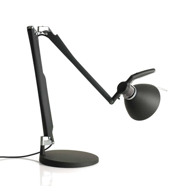 Fortebraccio Table Lamp by Luceplan, Finish: Black, White, Metal, ,  | Casa Di Luce Lighting
