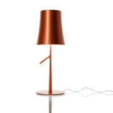 Birdie Table Lamp by Foscarini, Color: White, Grey, Aquamarine, Graphite, Copper, Light Option: Fluorescent, LED, Size: Mini, Large | Casa Di Luce Lighting